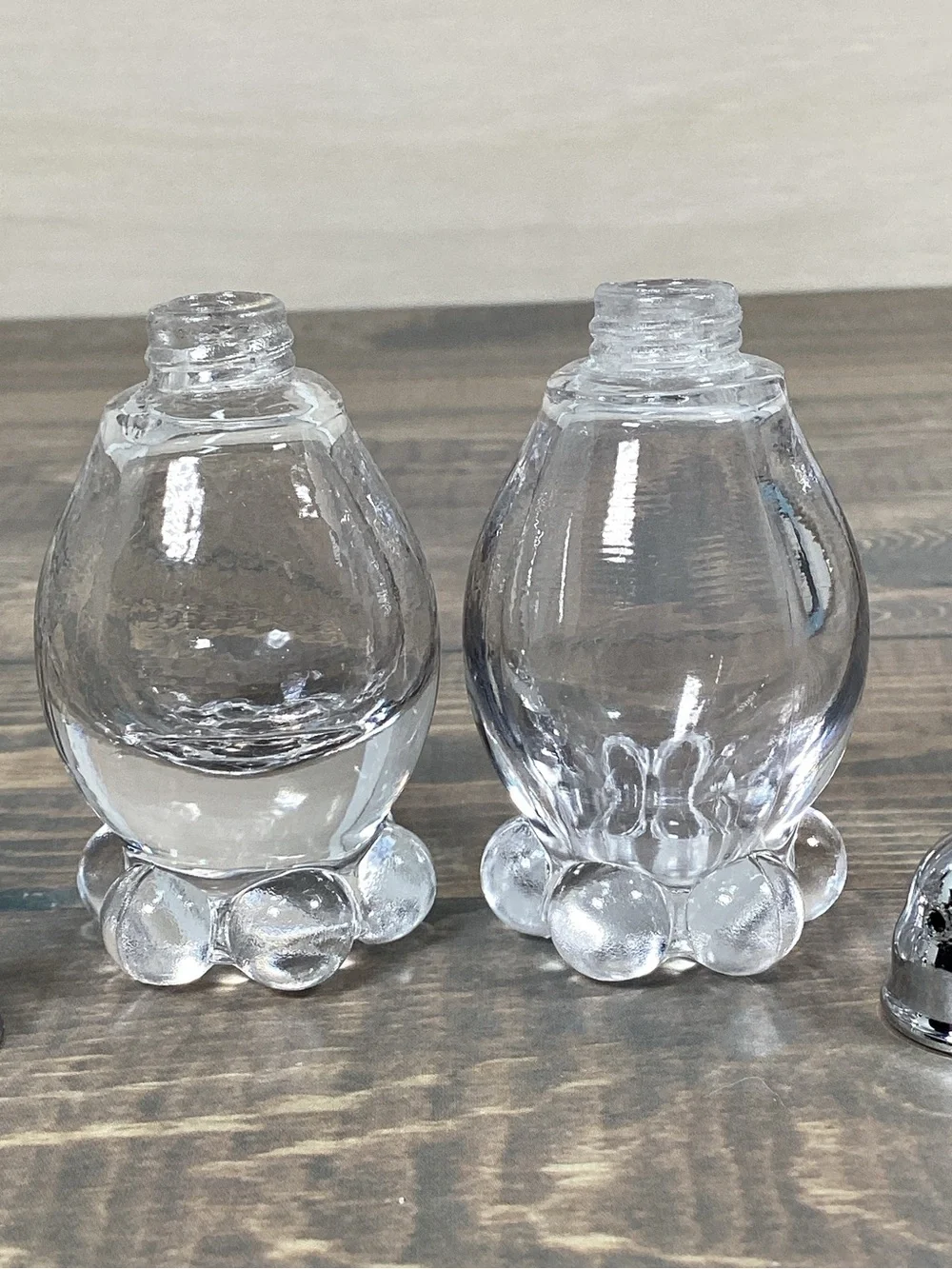 Vintage Imperial Glass Candlewick Salt & Pepper Shakers